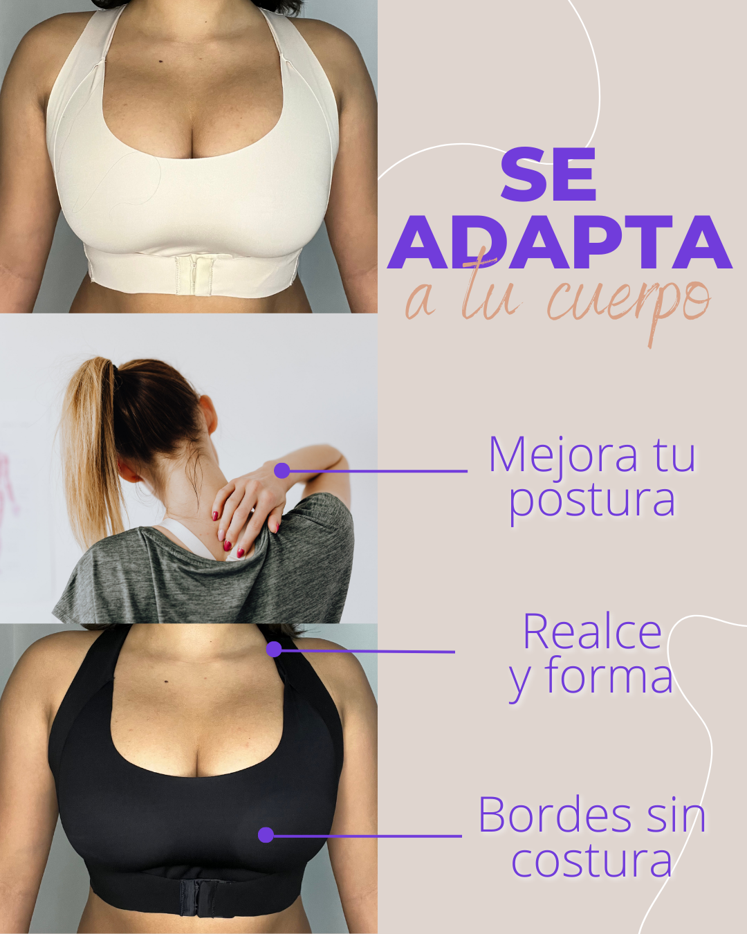 TOP INVISIBLE CORRECTOR DE POSTURA + ENVIO GRATIS