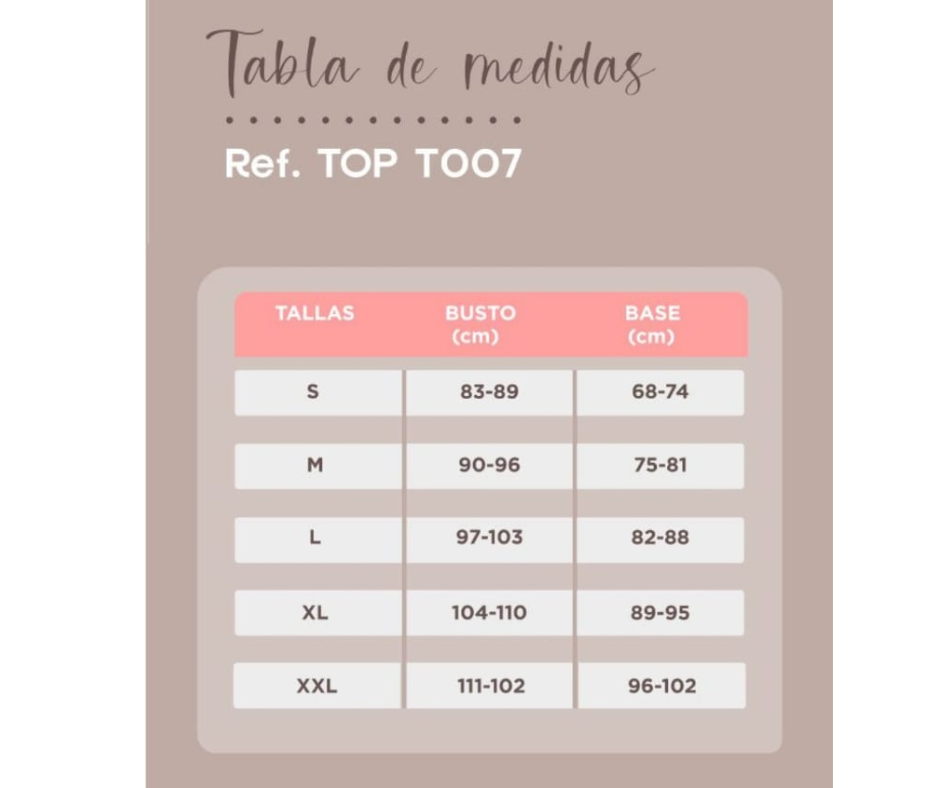 TOP INVISIBLE CORRECTOR DE POSTURA + ENVIO GRATIS