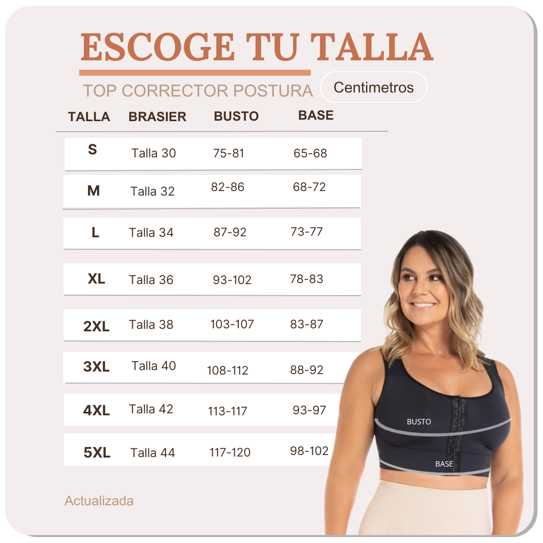 TOP + CORRECTOR DE POSTURA + ENVÍO GRATIS