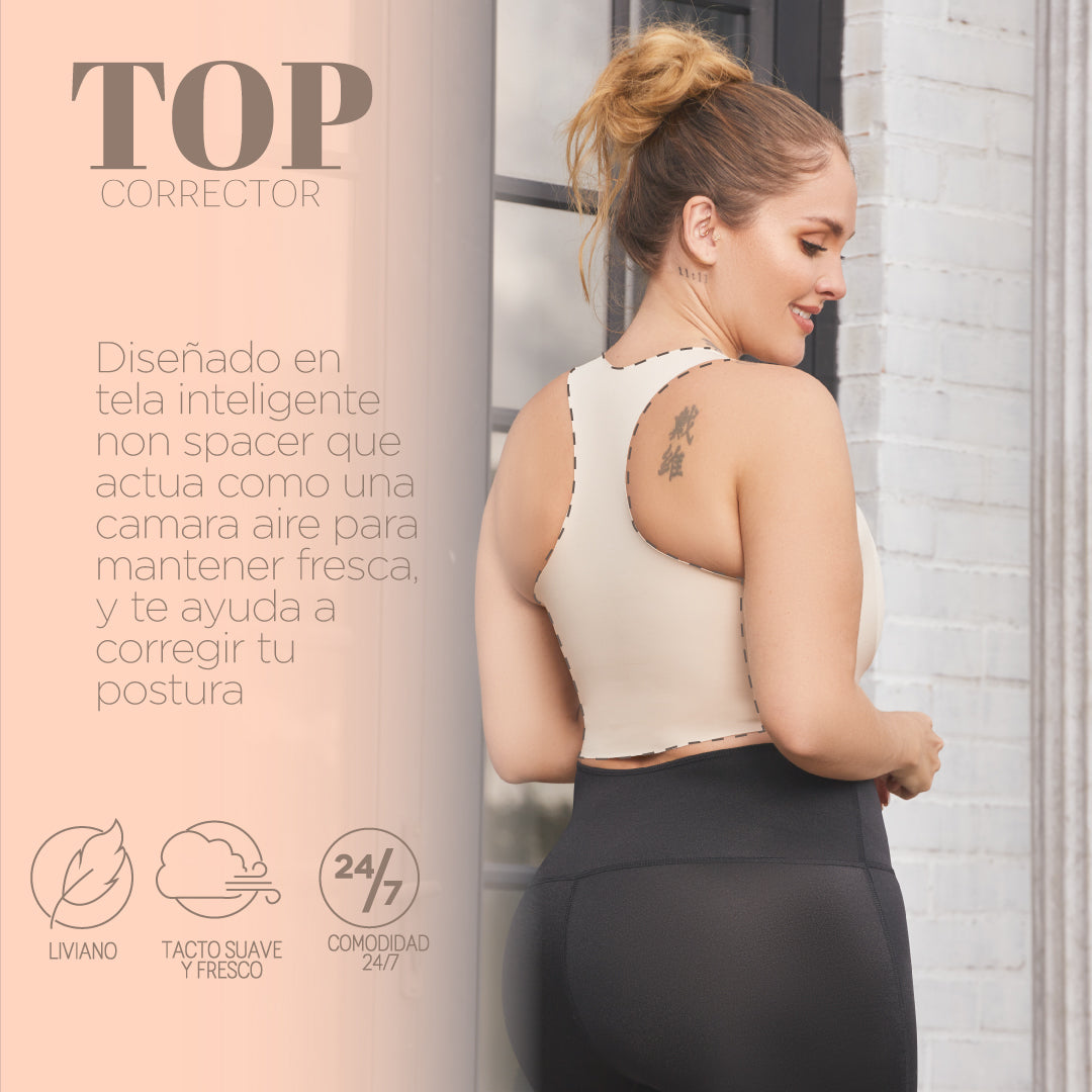 TOP INVISIBLE CORRECTOR DE POSTURA + ENVIO GRATIS