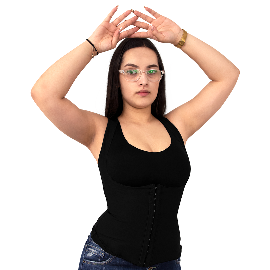Blusa corrector de postura, brasier y control de abdomen + envío gratis
