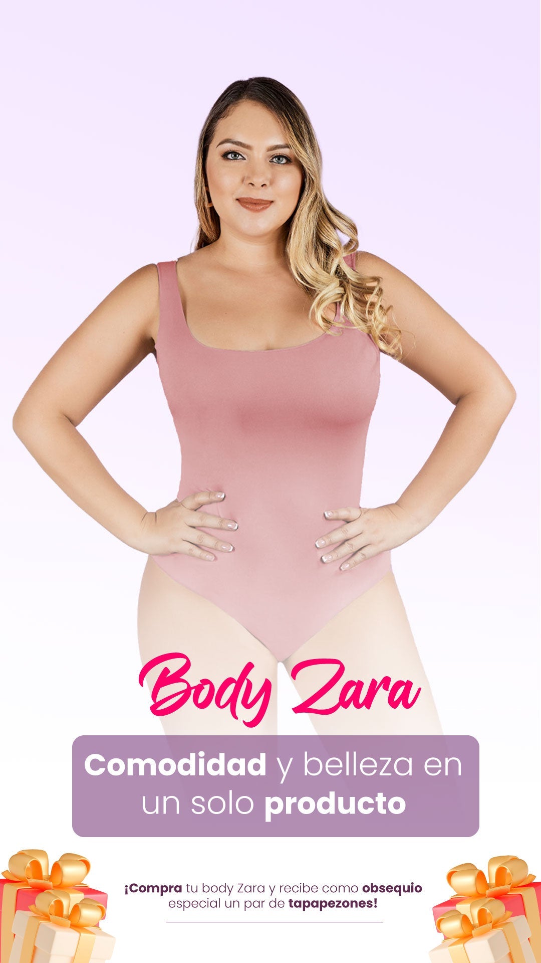 BODY ELEGANCE INVISIBLE + TAPA PEZONES + ENVÍO GRATIS