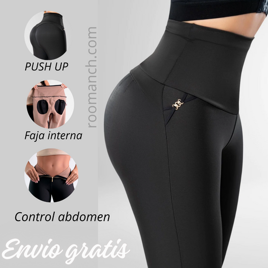 LEGGINS FAJA LEVANTA COLA + ENVÍO GRATIS