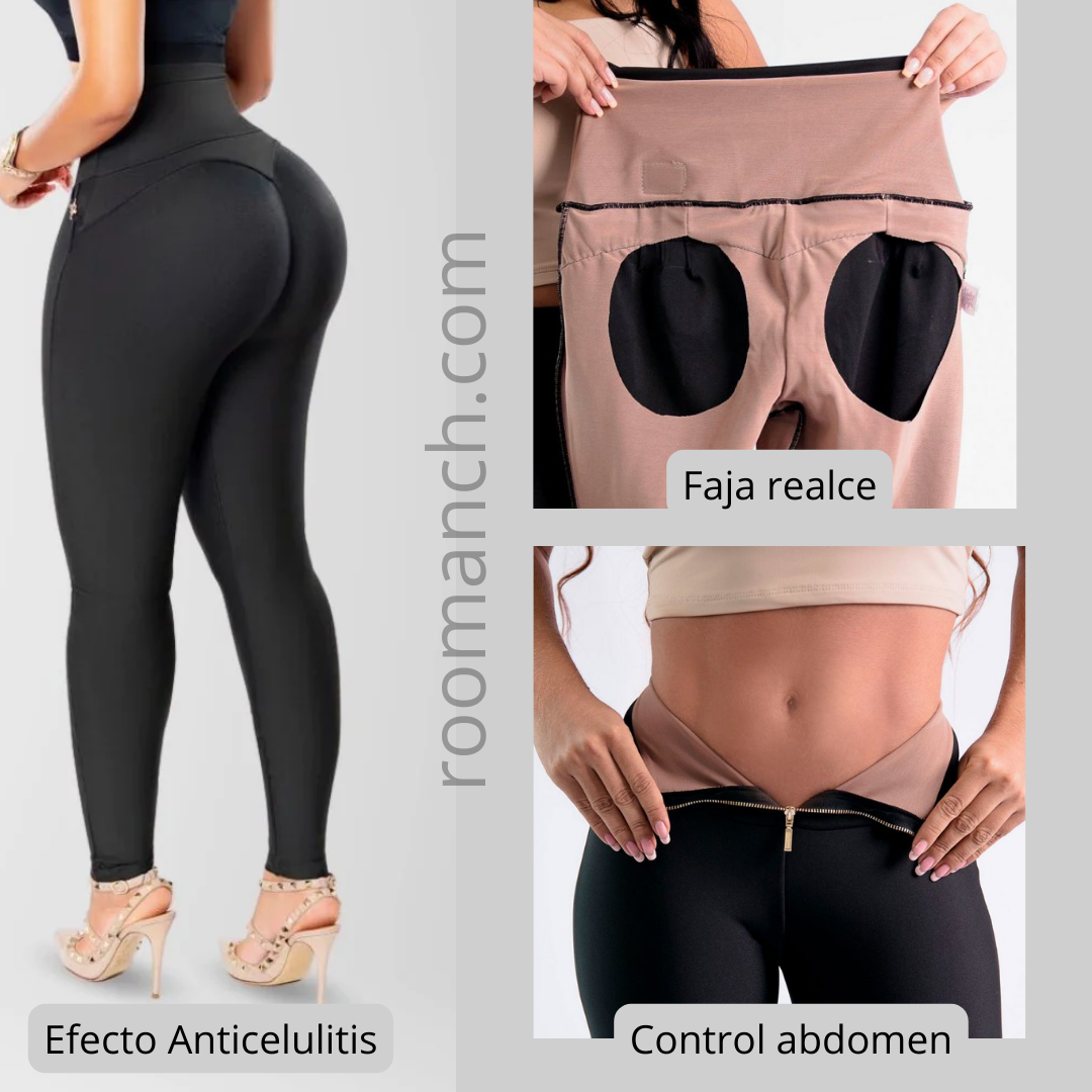 LEGGINS FAJA LEVANTA COLA + ENVÍO GRATIS