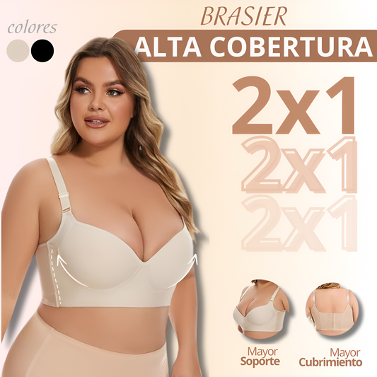 2x1 BRASIER-FAJA ALTA COBERTURA + ENVÍO GRATIS ®