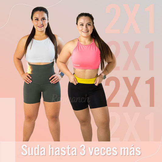 COMBO X2 SHORTS SAUNA + ENVÍO GRATIS